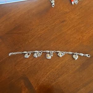 Brighton heart charm bracelet